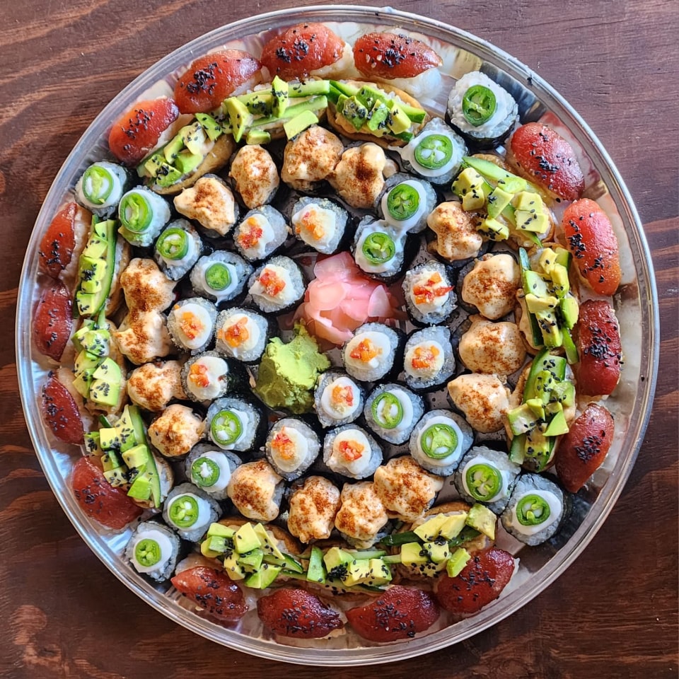 Custom Vegan Sushi Platters
